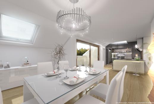 Prodej moderního a elegantního bytu typu penthouse ve Vídni 