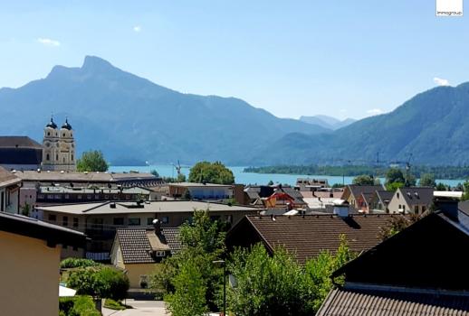 Above the roofs of Mondsee - fantastic building plot!!!