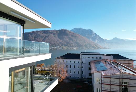 New building project Living Satori - unique apartments with breathtaking views of Lake Traunsee