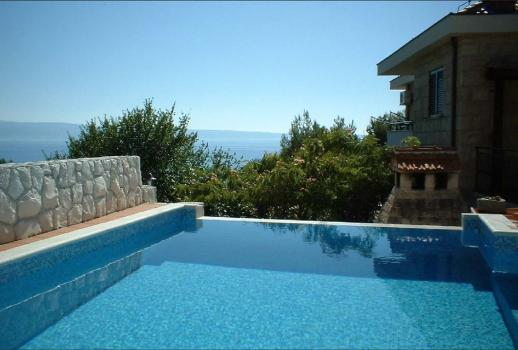 Mediterrán ház kilátással a tengerre