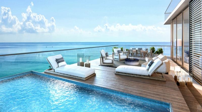 AUBERGE BEACH WOHNUNGEN SPA - Il nuovissimo condominio di lusso, situato direttamente sul mare e sulla spiaggia di Fort Lauderdale