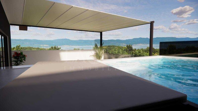 Eksklusivt hjem med pool og fantastisk havudsigt på øen Krk