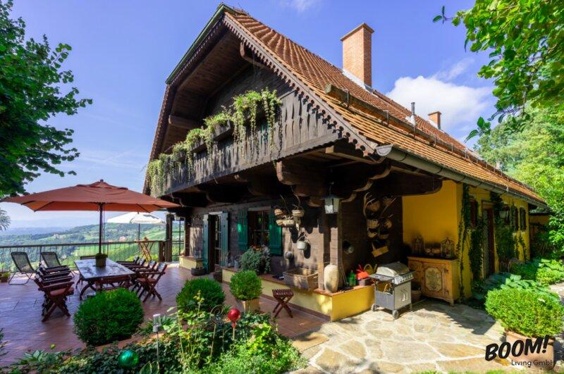 Unik ejendom i det sydlige Steiermark - vingård, pool, gæstehus og meget mere!