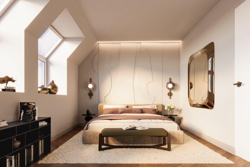 LA BOHÈME - Urban, stylish 4-room attic apartment with terrace
