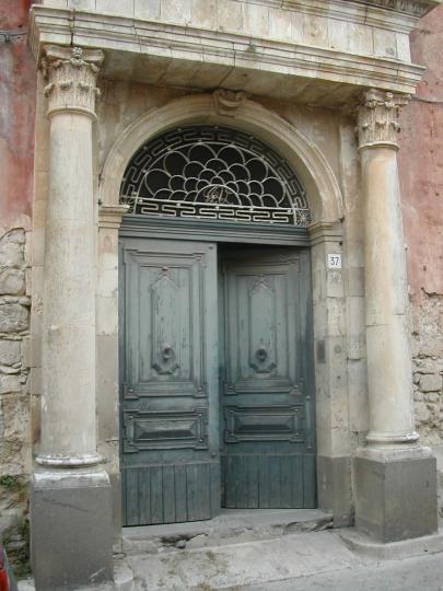 Historický palác ve městě Palazzolo